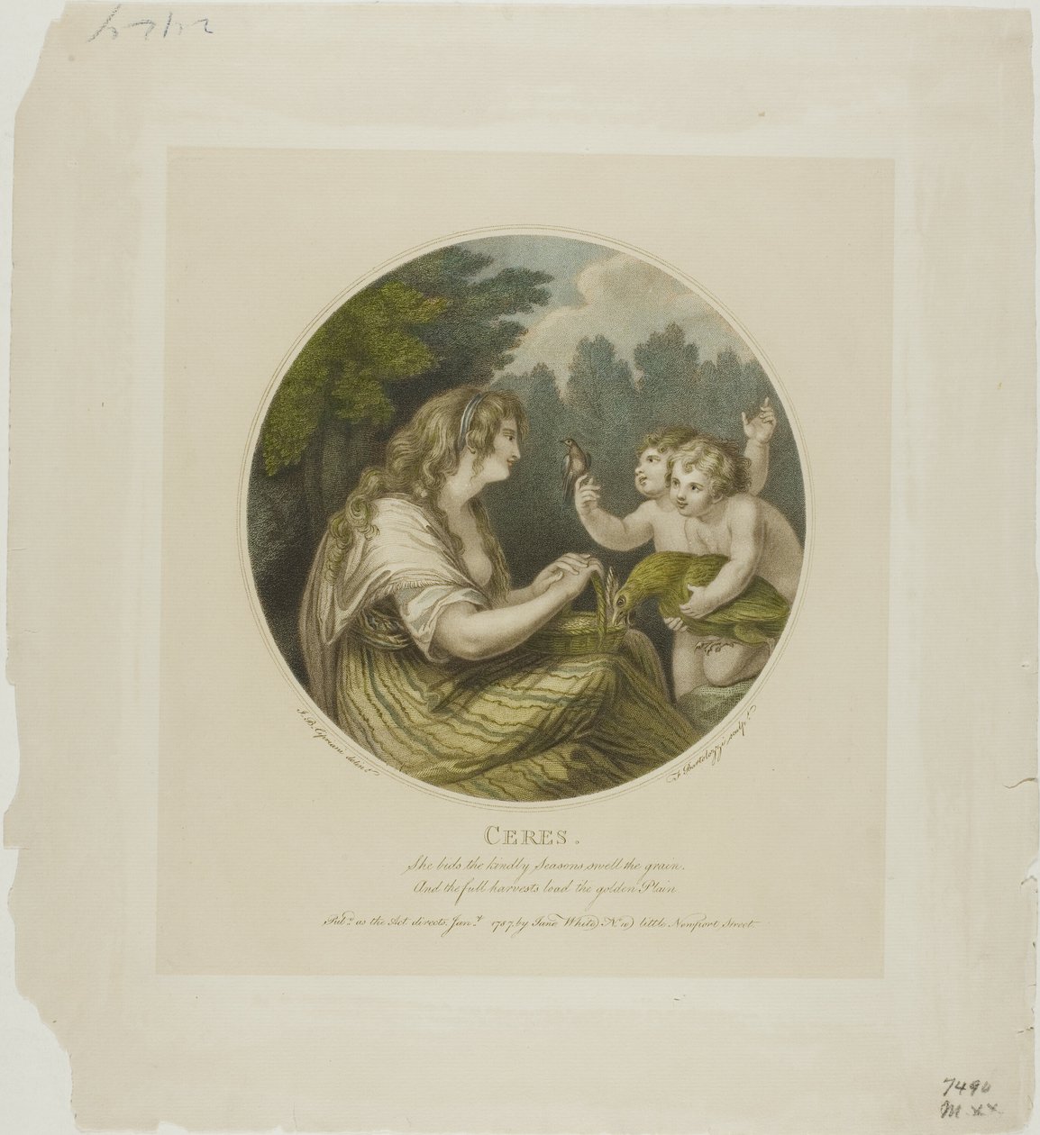 Ceres av Francesco Bartolozzi