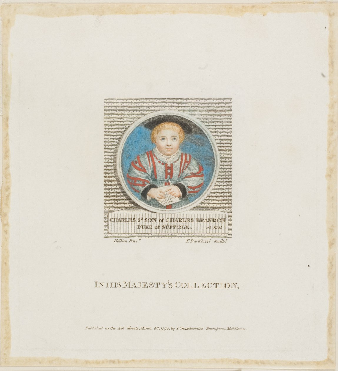 Charles Brandon av Francesco Bartolozzi