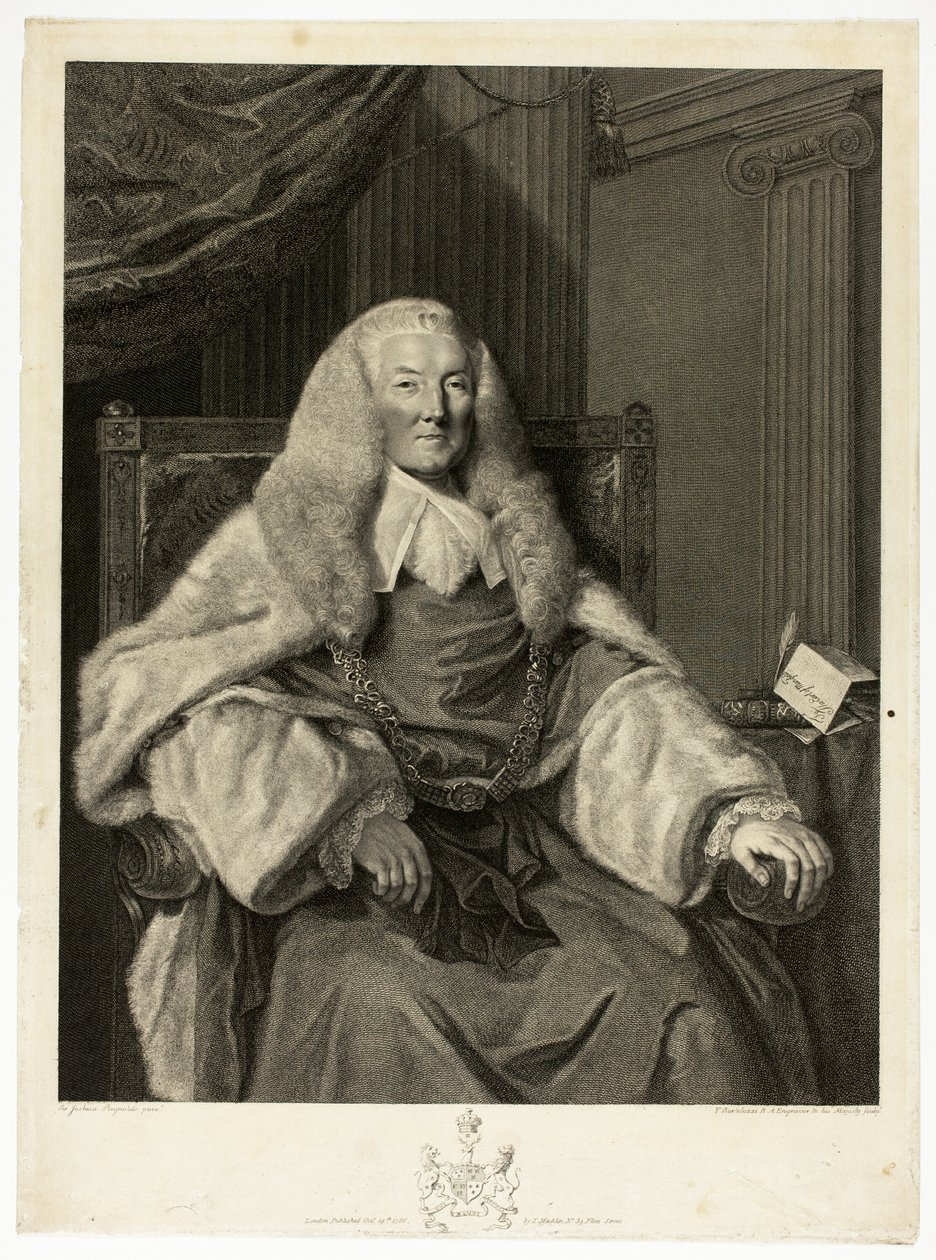 Earl Mansfield av Francesco Bartolozzi