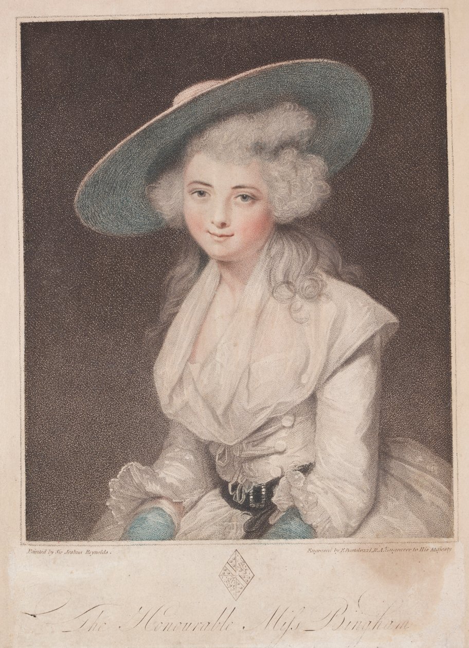 Miss Anne Bingham av Francesco Bartolozzi