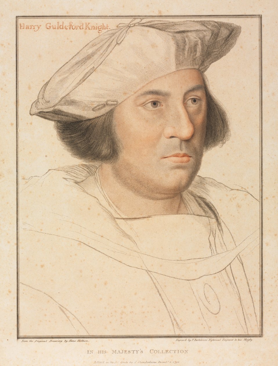 Sir Henhy Guldeford, 1792. av Francesco Bartolozzi