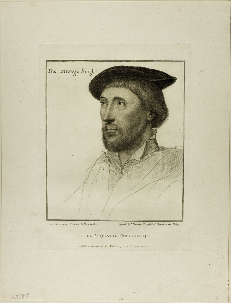 Sir Thomas Strange av Francesco Bartolozzi