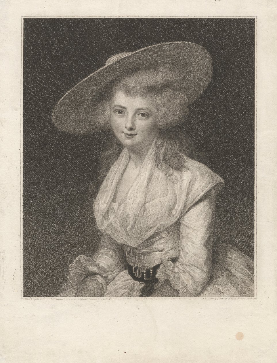 Hon. Miss Bingham av Francesco Bartolozzi