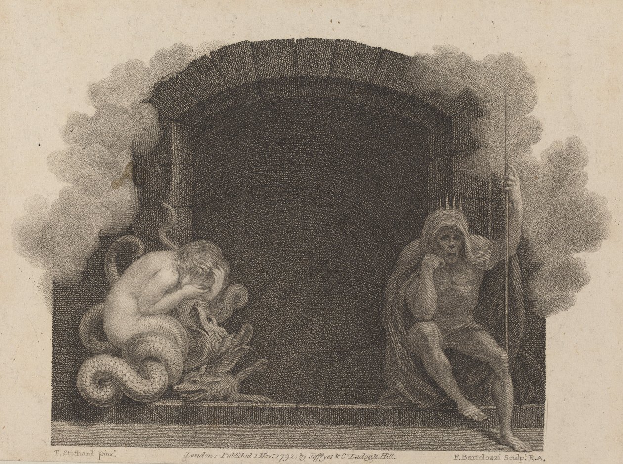 Dödens grav. av Francesco Bartolozzi