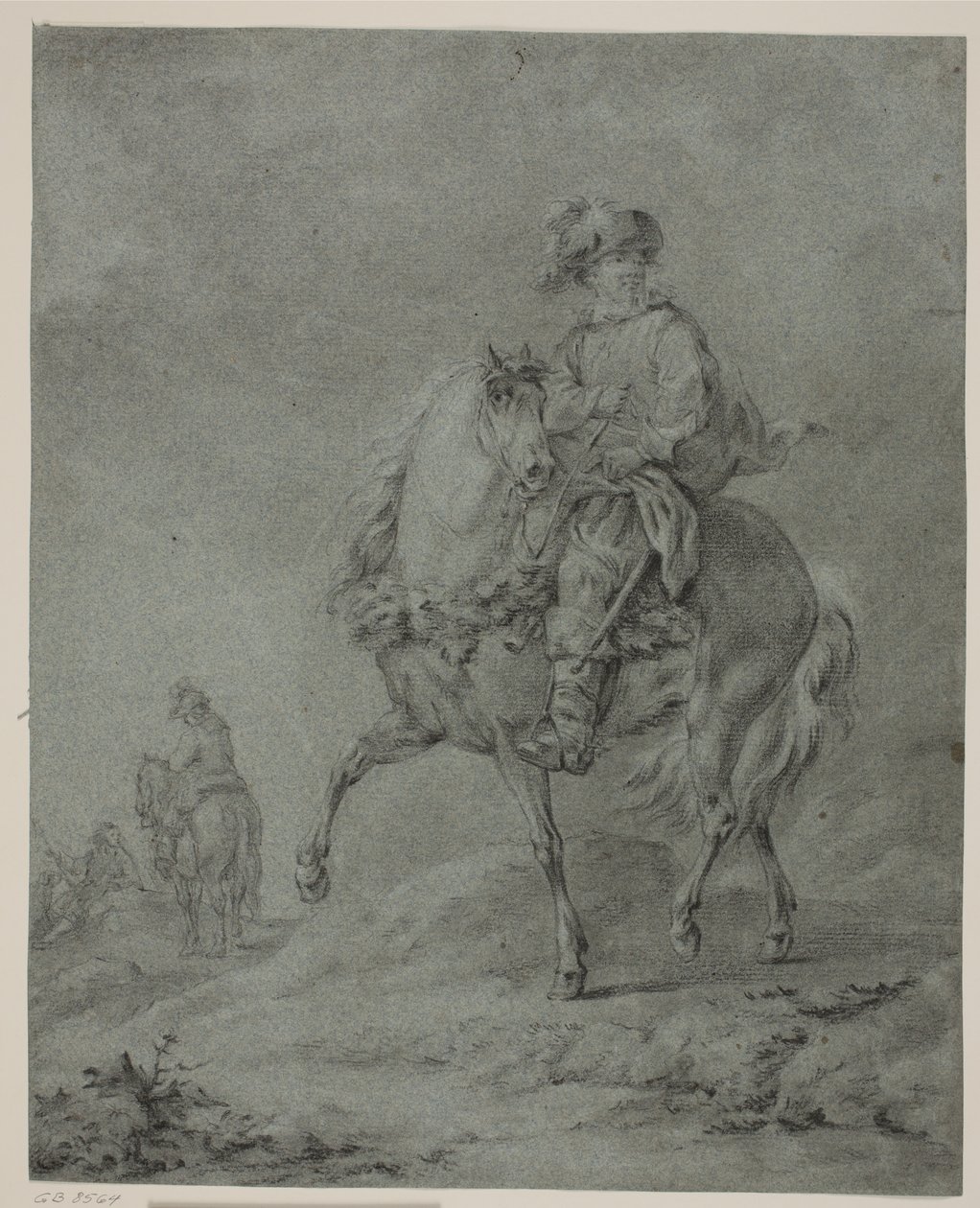Ryttare i ett landskap av Francesco Casanova