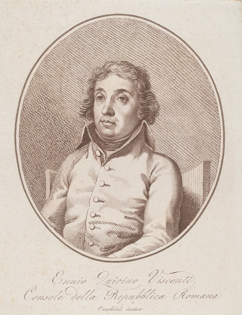 Ennio Quirino Visconti av Francesco Cecchini