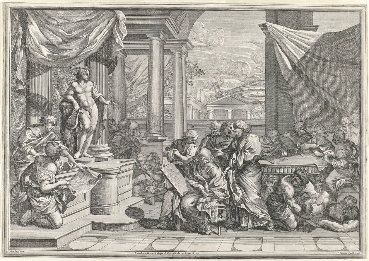 Teckningsakademi av Francesco Faraone Aquila
