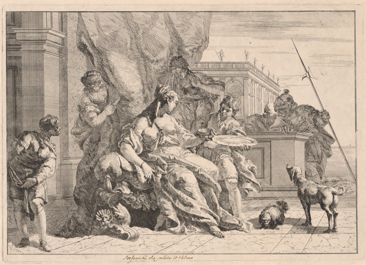Sofonisba (eller Artemisia) av Francesco Fontebasso