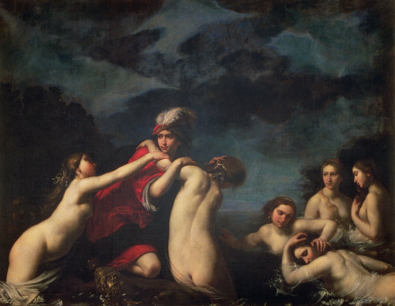 Hylas och Naiaderna av Francesco Furini