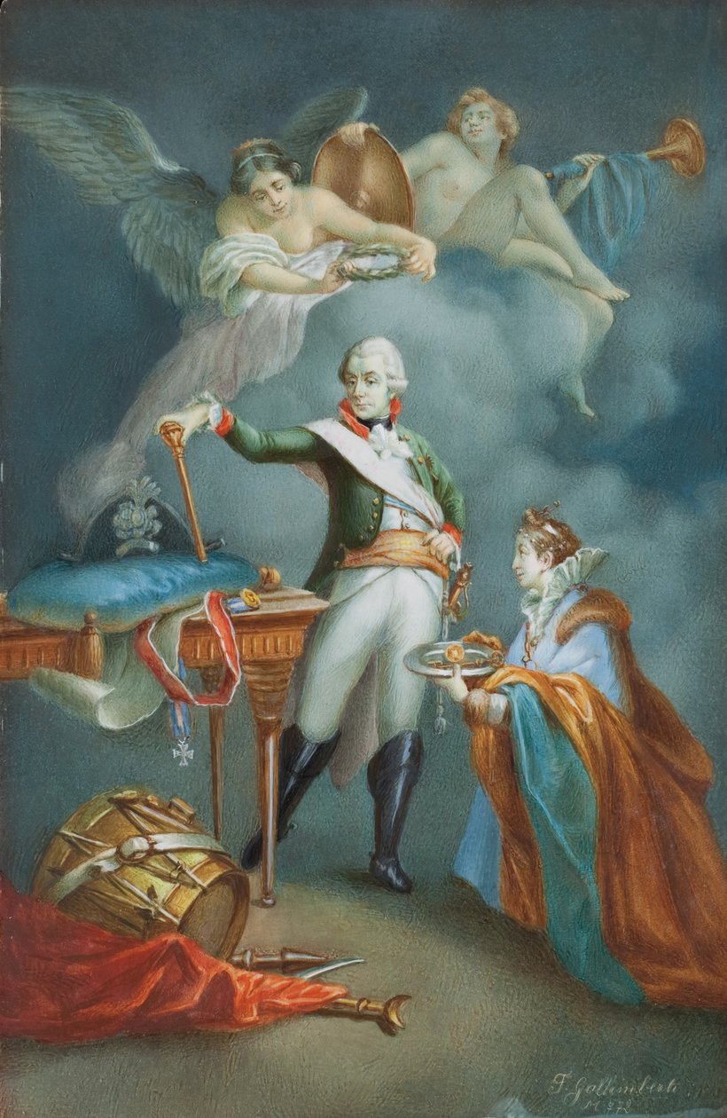 Generalmajor Alexander Vasil "evich Suvorov av Francesco Gallimberti