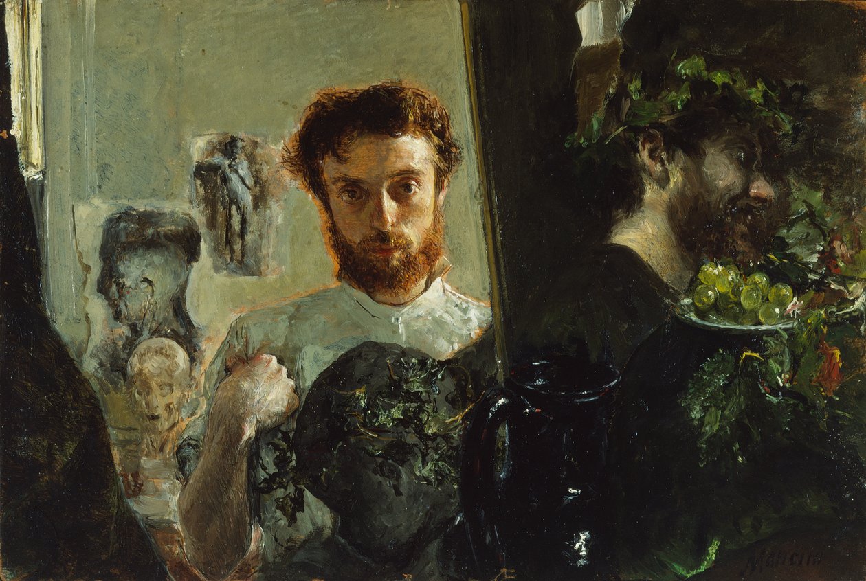 Självporträtt av Francesco Giovanni Mancini