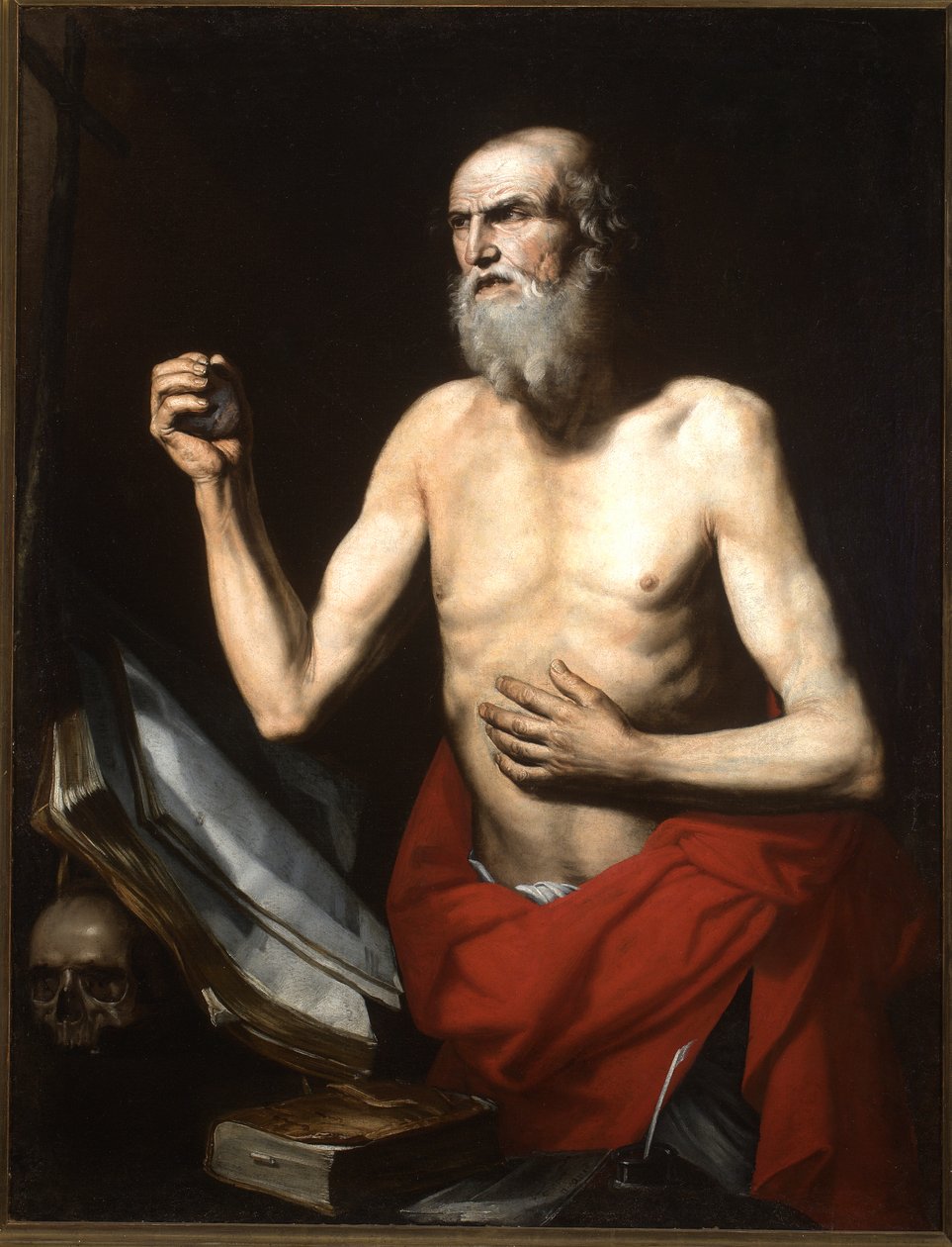 Sankt Hieronymus den ångerfulle, ca 1600 (målning) av Francesco Glielmo