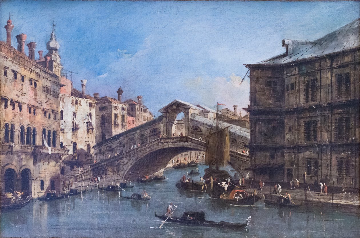 Rialtobron av Francesco Guardi