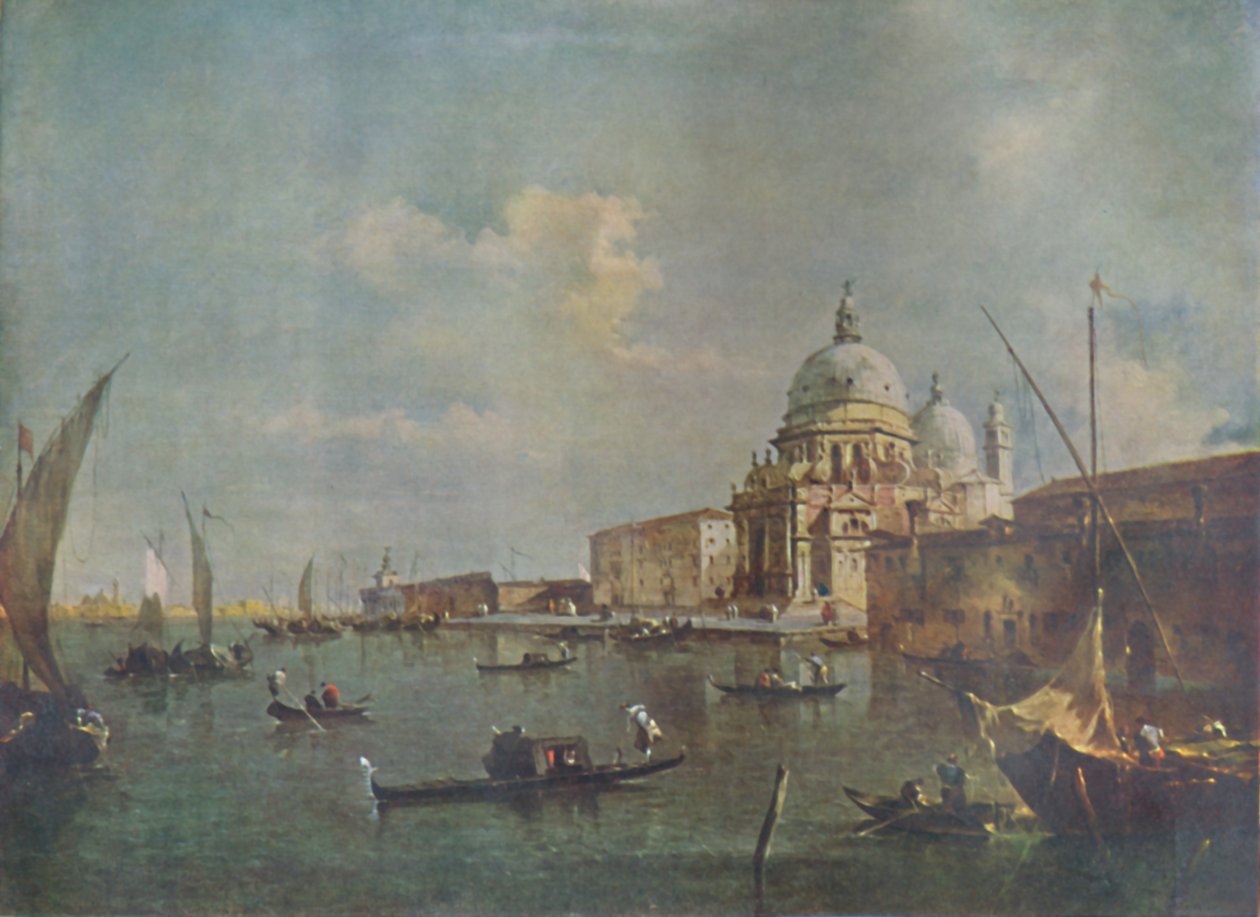 Santa Maria Della Salute, 1780-talet, 1925. av Francesco Guardi