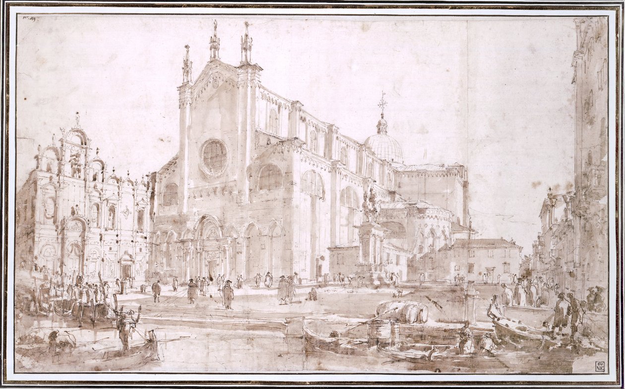 Helgonen Johannes och Paulus av Francesco Guardi