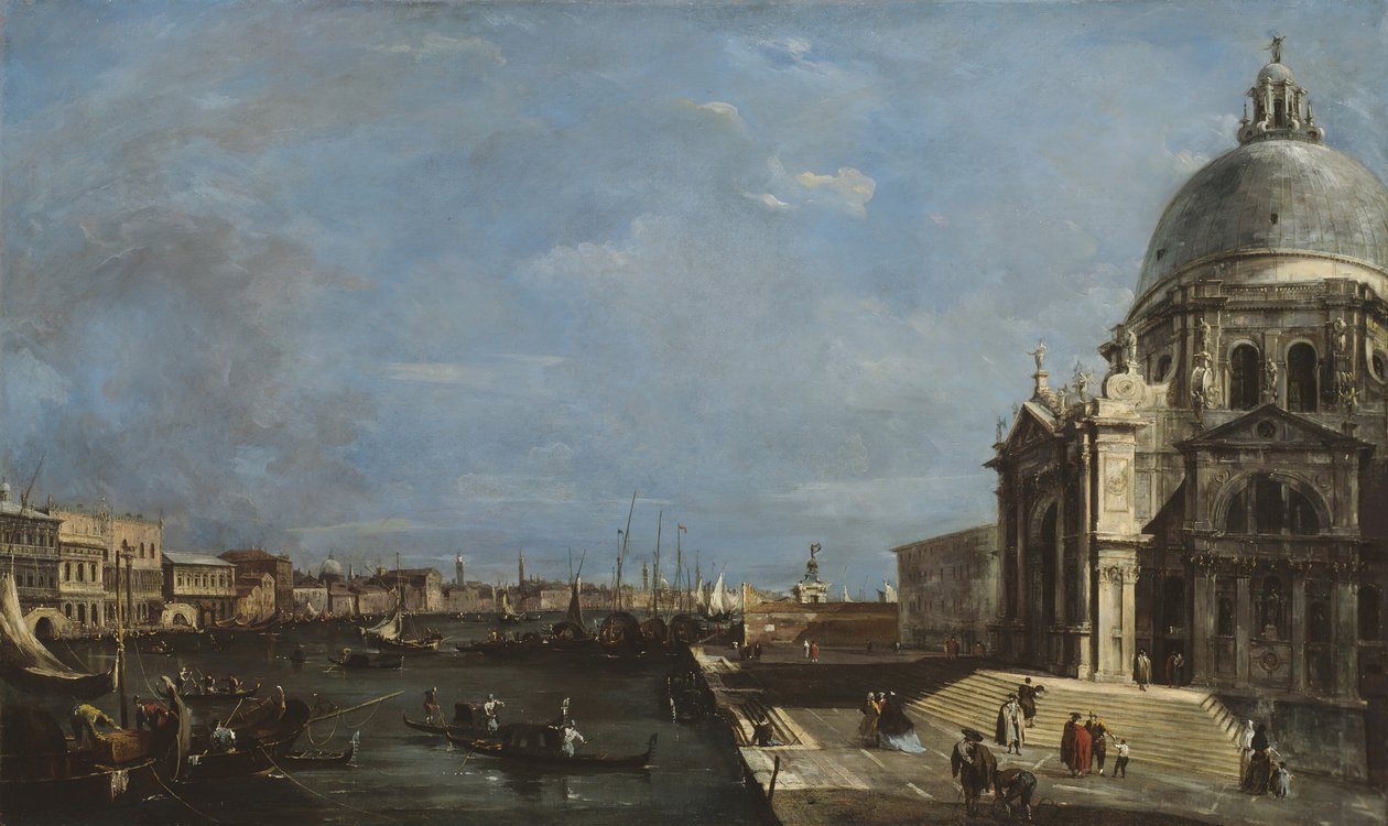 Canal Grande, Venedig, ca. 1760. av Francesco Guardi