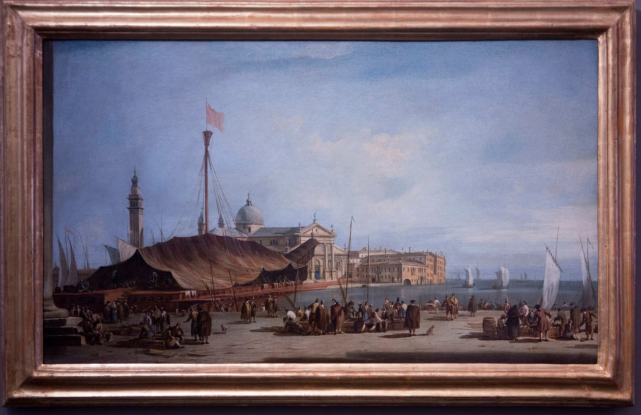 Utsikt från San Giorgio Maggiore av Francesco Guardi