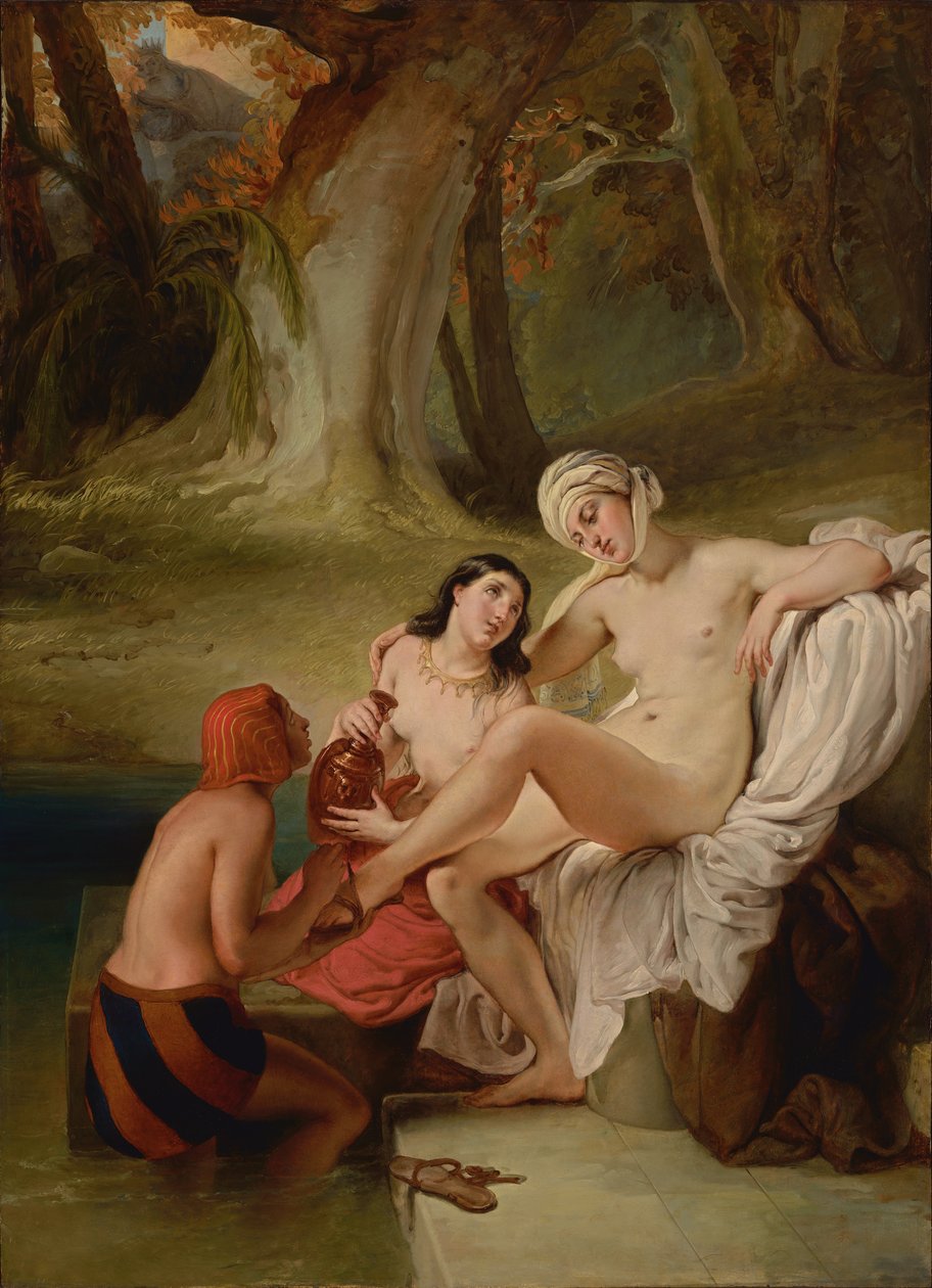 Batseba vid sitt bad av Francesco Hayez
