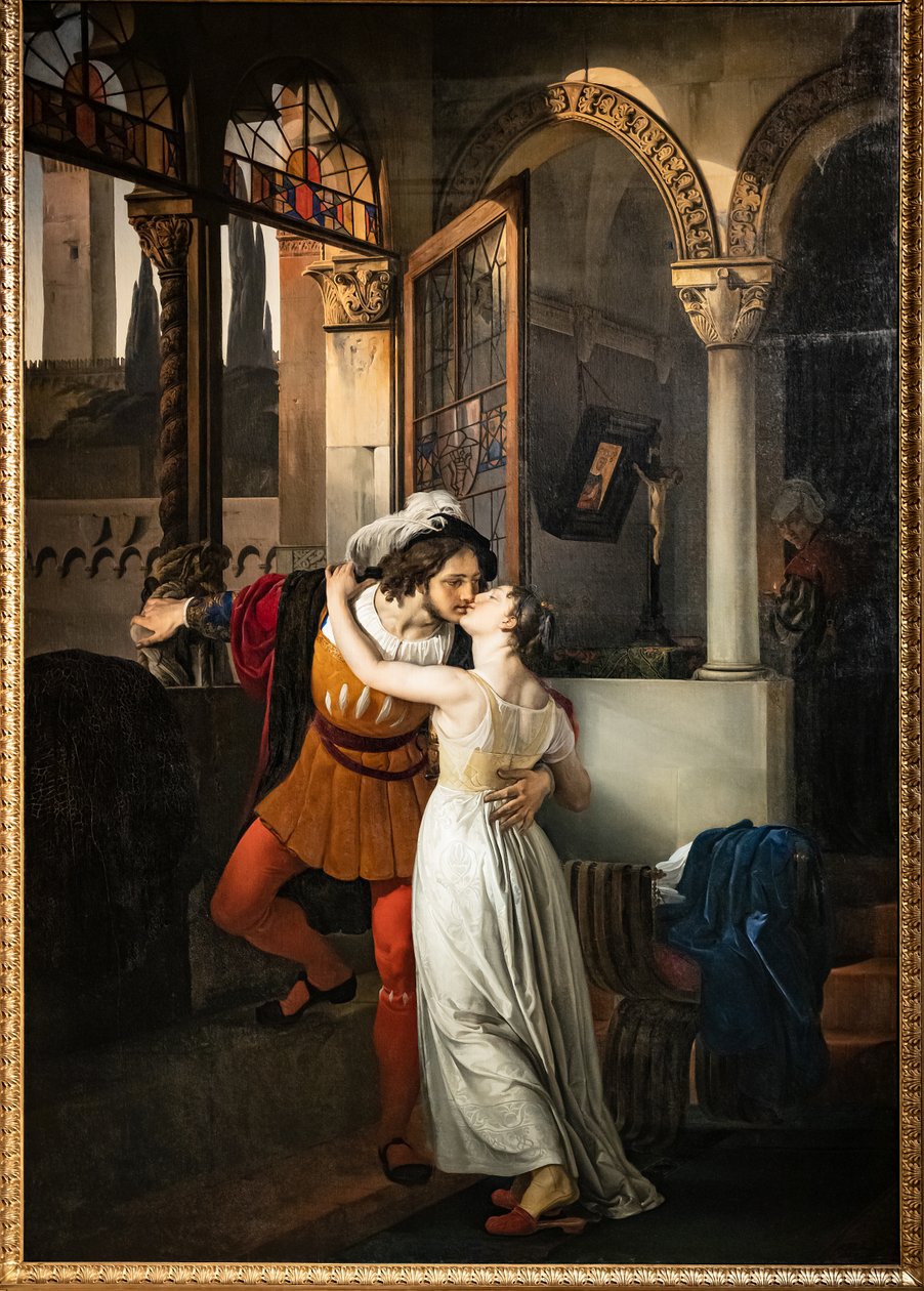 Romeos sista kyss till Julia av Francesco Hayez