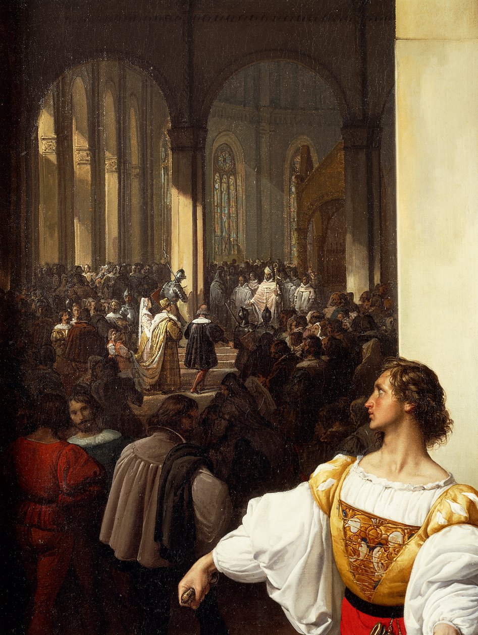 Lampugnanis konspiration av Francesco Hayez