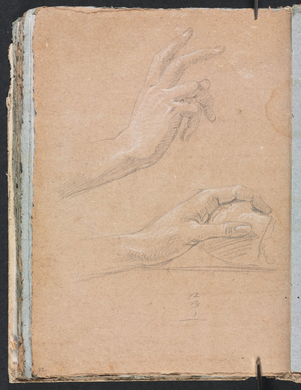 Verona Sketchbook: Hands (sida 92) av Francesco Lorenzi