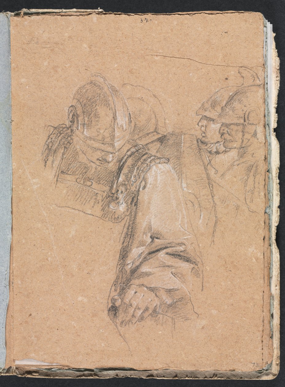 Verona Sketchbook: Soldiers (sida 73) av Francesco Lorenzi