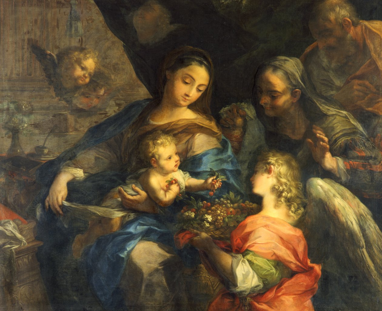 helig familj av Francesco Mancini