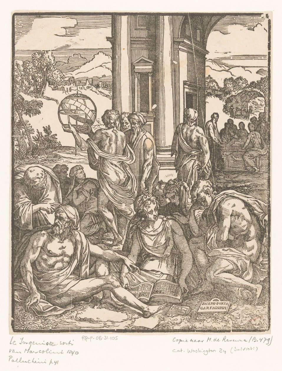 Tuin der tankar Tankarnas trädgård av Francesco Marcolini (possibly)