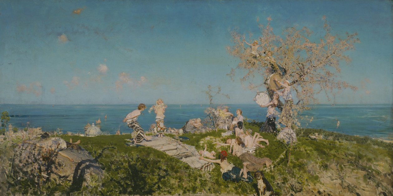 Vår och kärlek av Francesco Paolo Michetti