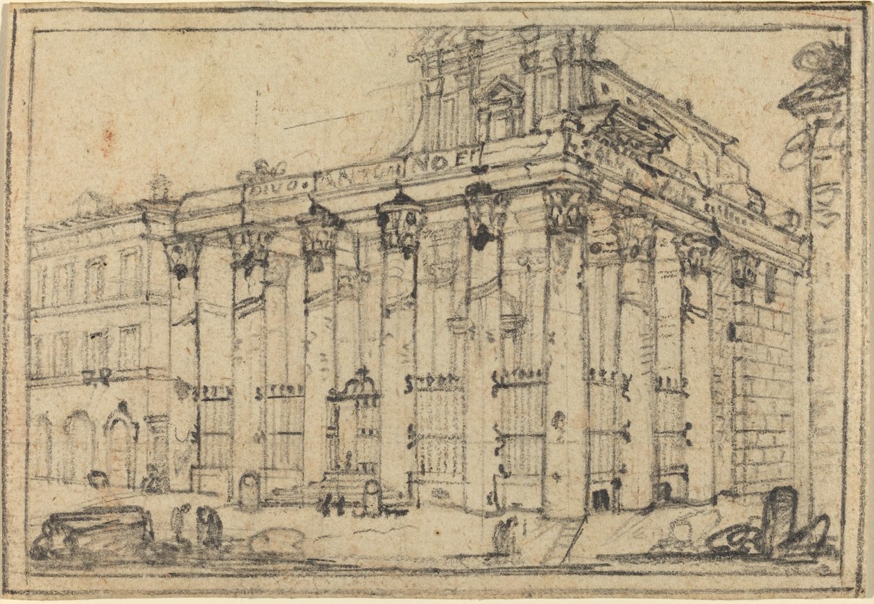 Antoninus och Faustinas tempel av Francesco Piranesi