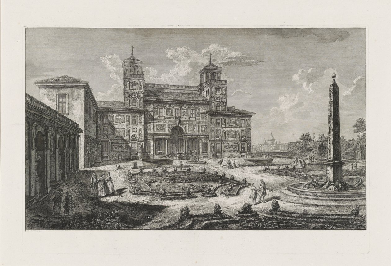 Villa Medici av Francesco Piranesi