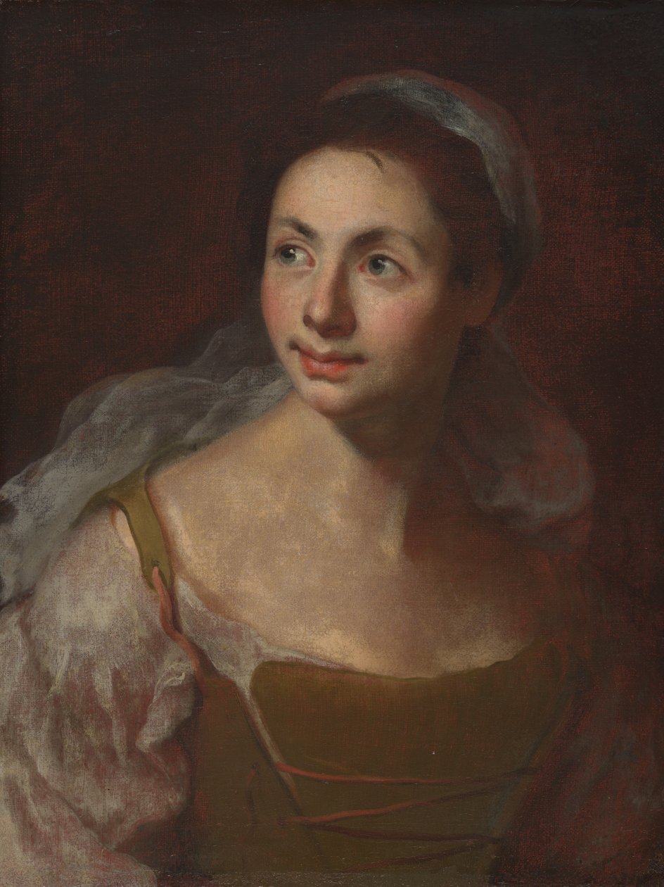 Porträtt av en flicka av Francesco Solimena