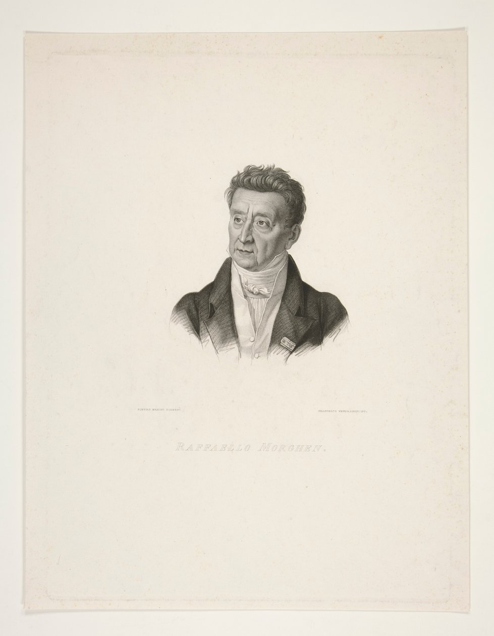 Porträtt av Raphael Morghen av Francesco Vendramini