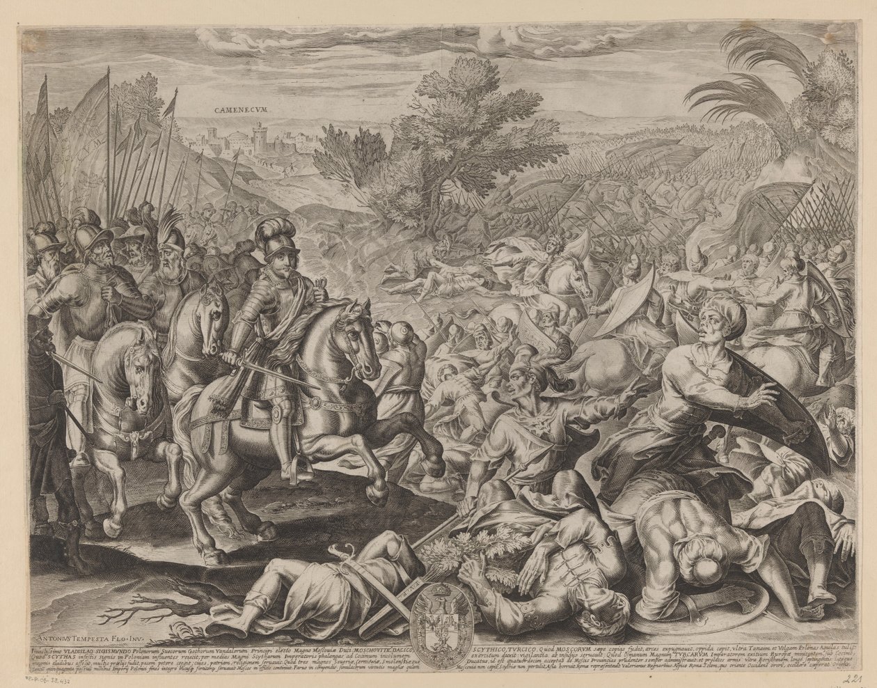 Wladislaus Wasas seger av Francesco Villamena