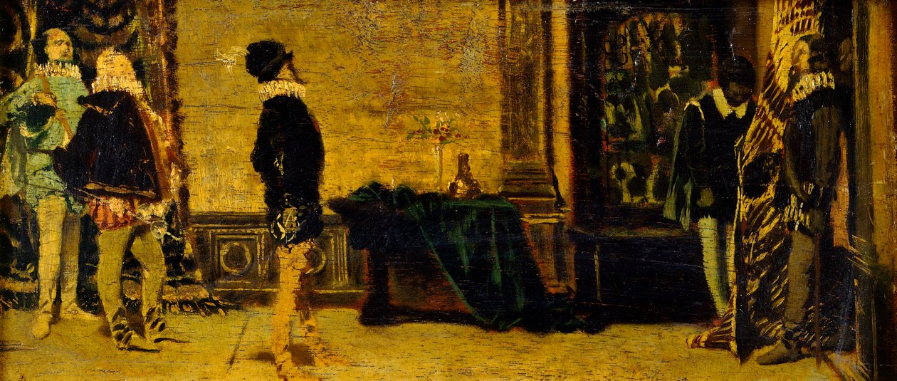 Före duellen (målning) av Francesco Vinea