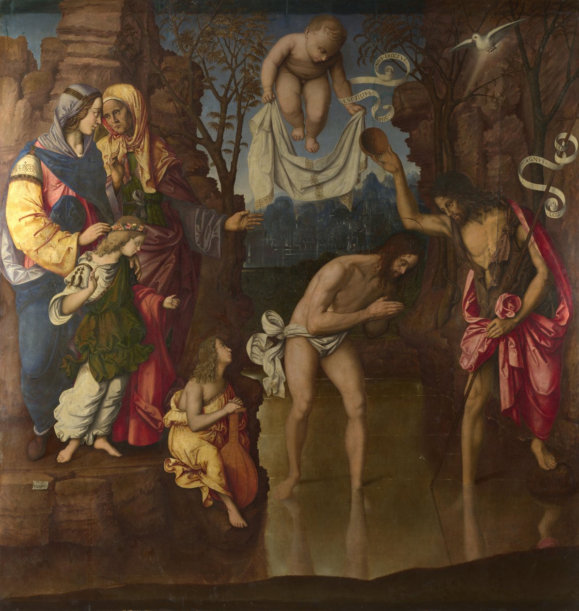 Kristi dop, 1514 av Francesco Zaganelli