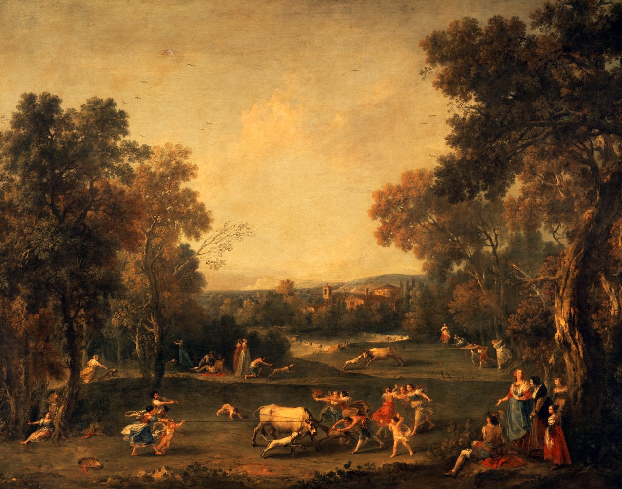 Tjurjakt av Francesco Zuccarelli