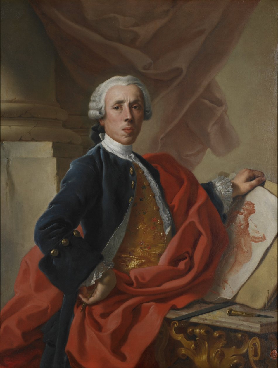 Självporträtt av Francesco de Mura