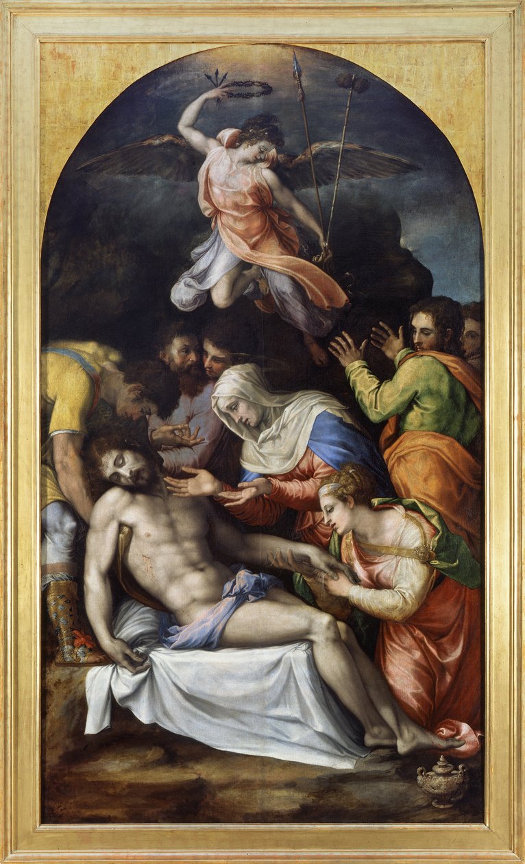 Klagoång över den döde Kristus av Francesco de Rossi Salviati