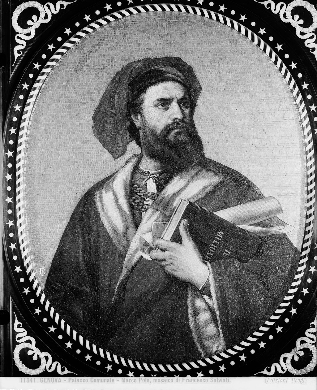 Marco Polo (mosaik) av Francesco de Rossi Salviati Cecchino