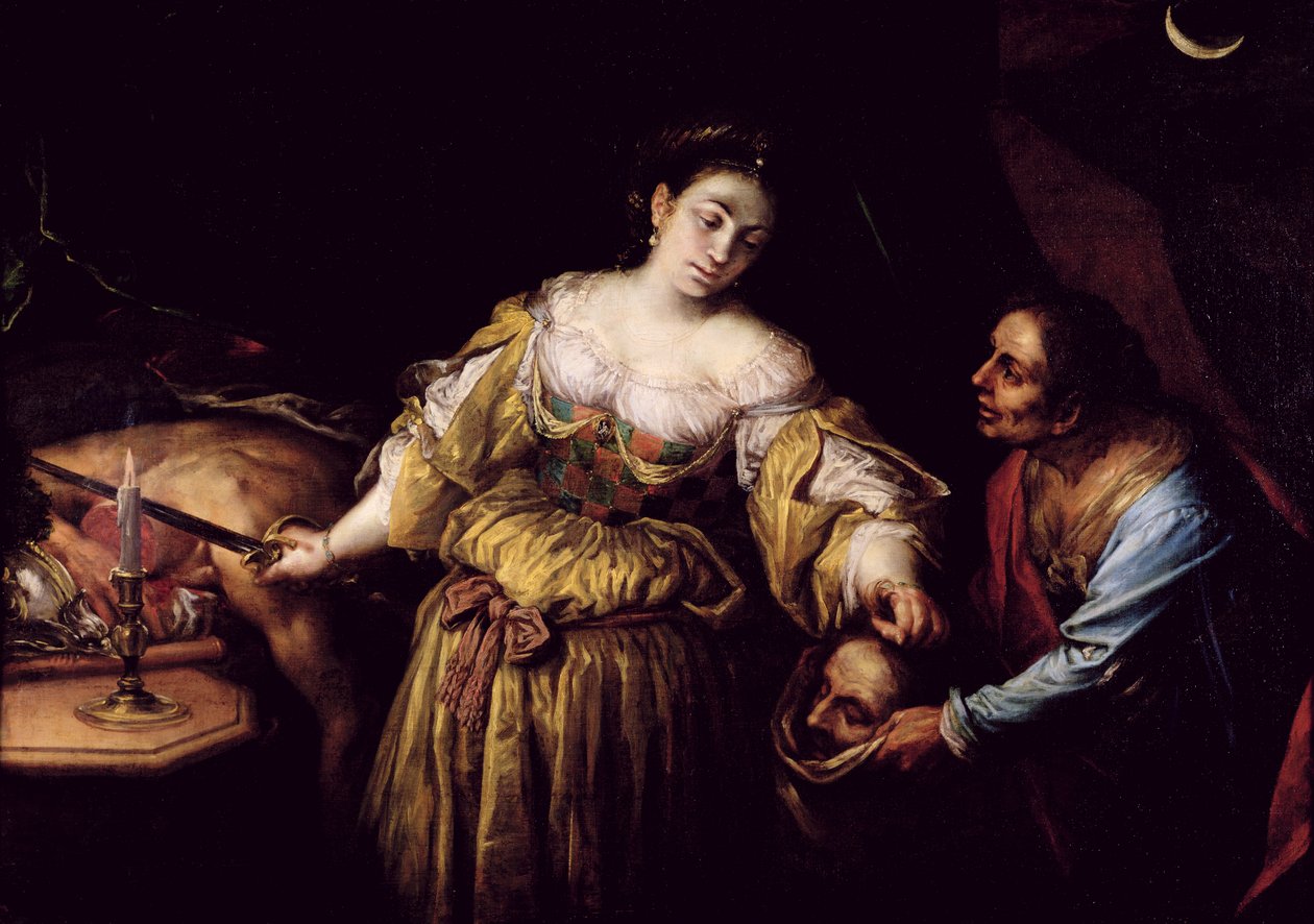 Judith halshugger Holofernes, ca 1648-54 av Francesco del Cairo