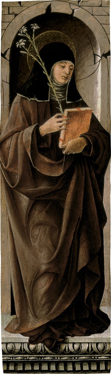 Saint Clare av Francesco del Cossa