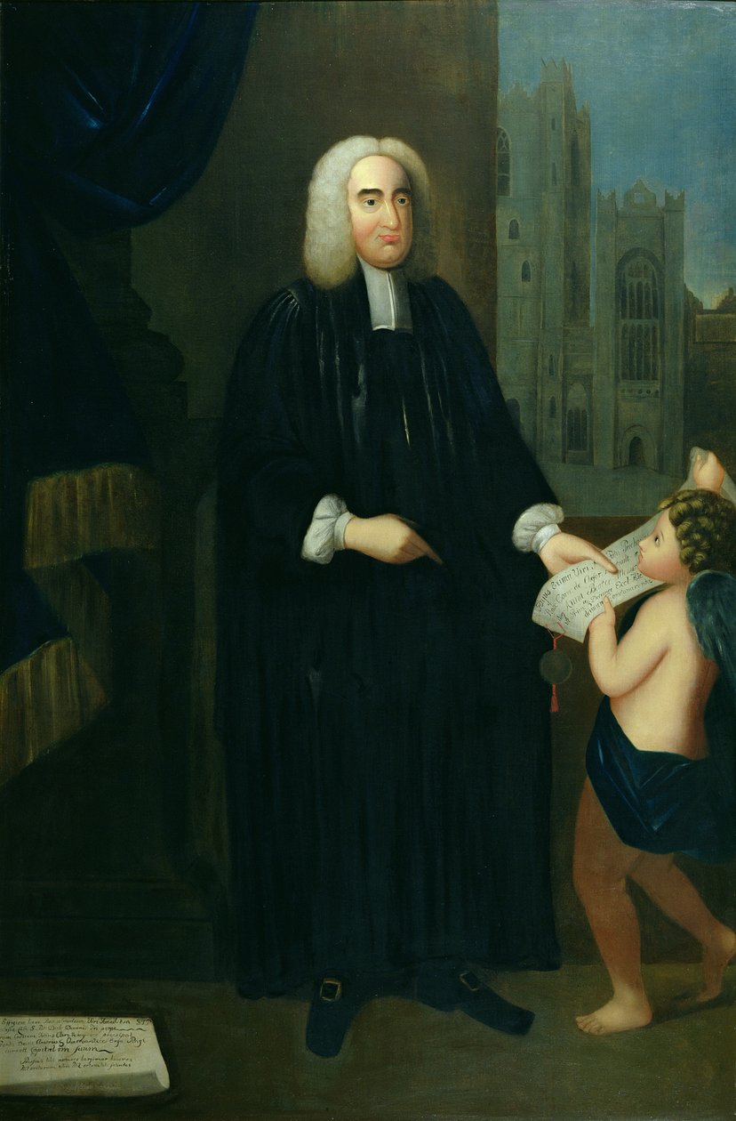 Porträtt av Jonathan Swift (1667-1745) av Francis Bindon