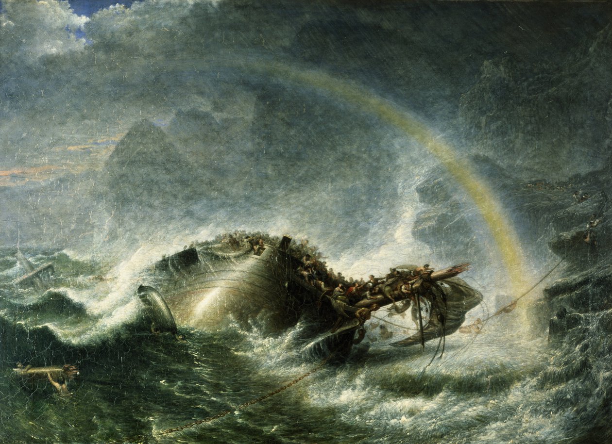 Skeppsbrottet, 1859 av Francis Danby