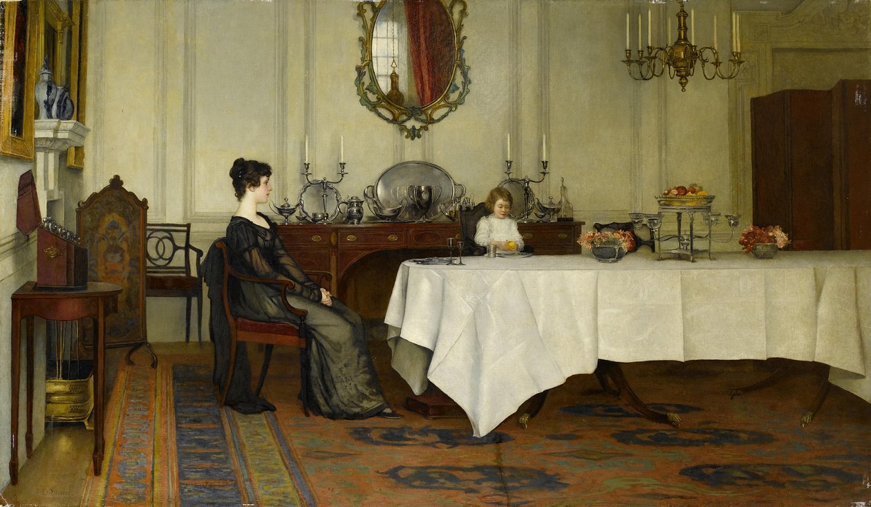 Änkan av Francis Davis Millet