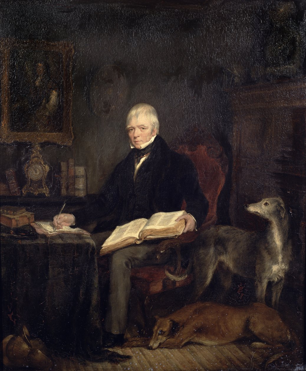 Porträtt av Sir Walter Scott av Francis Grant