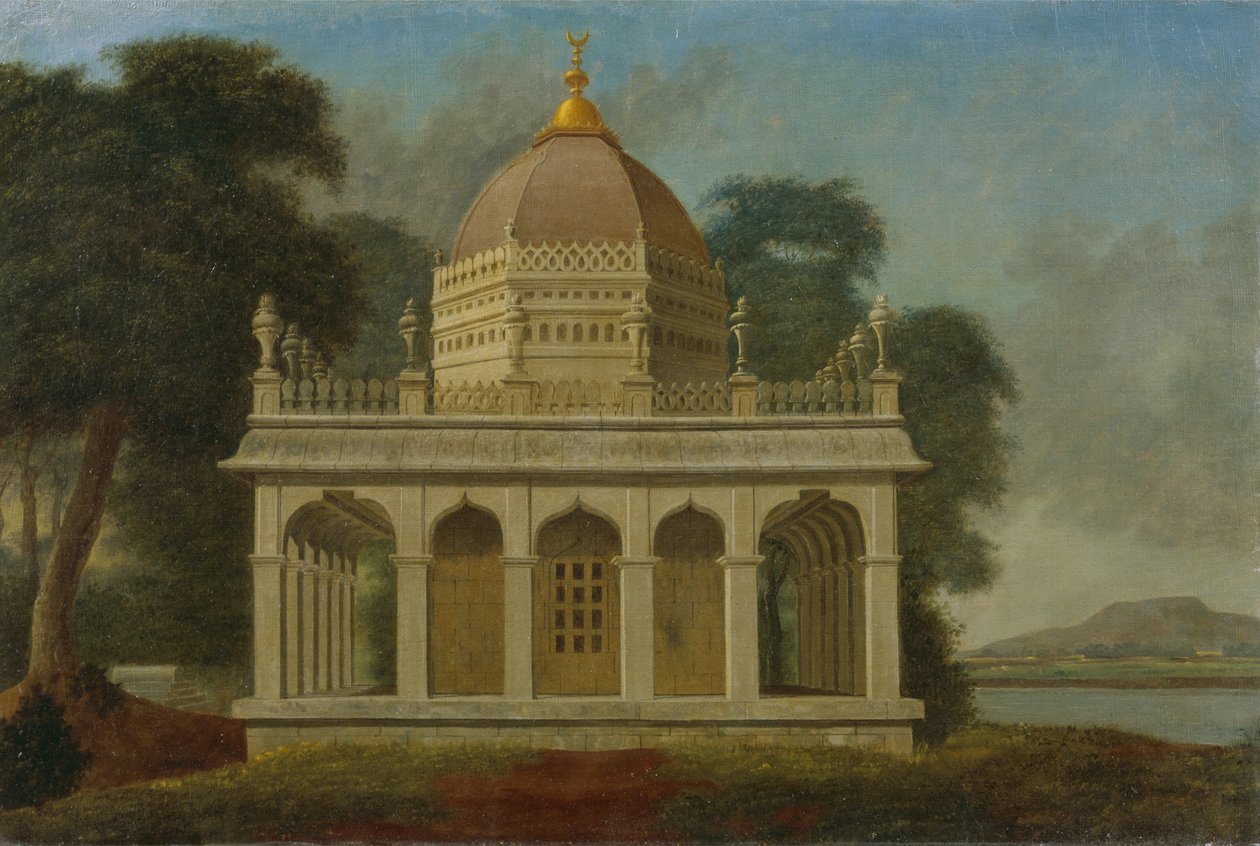Mausoleum vid Outatori nära Trichinopoly av Francis Swain Ward