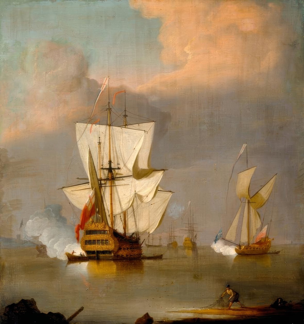 The Evening Gun av Francis Swaine