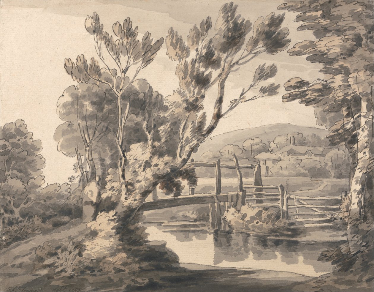Fotbron av Francis Towne