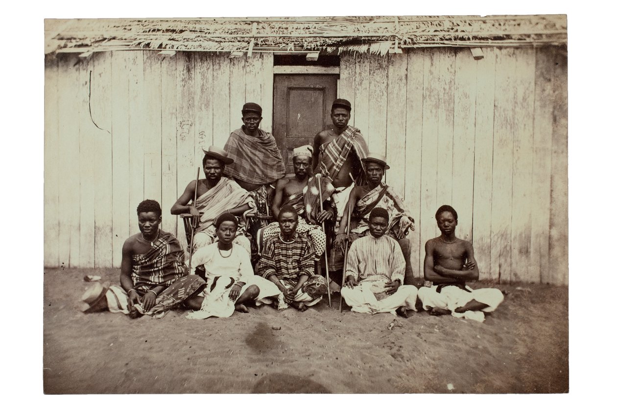 En afrikansk kung (albumintryck) av Francis W. Joaque